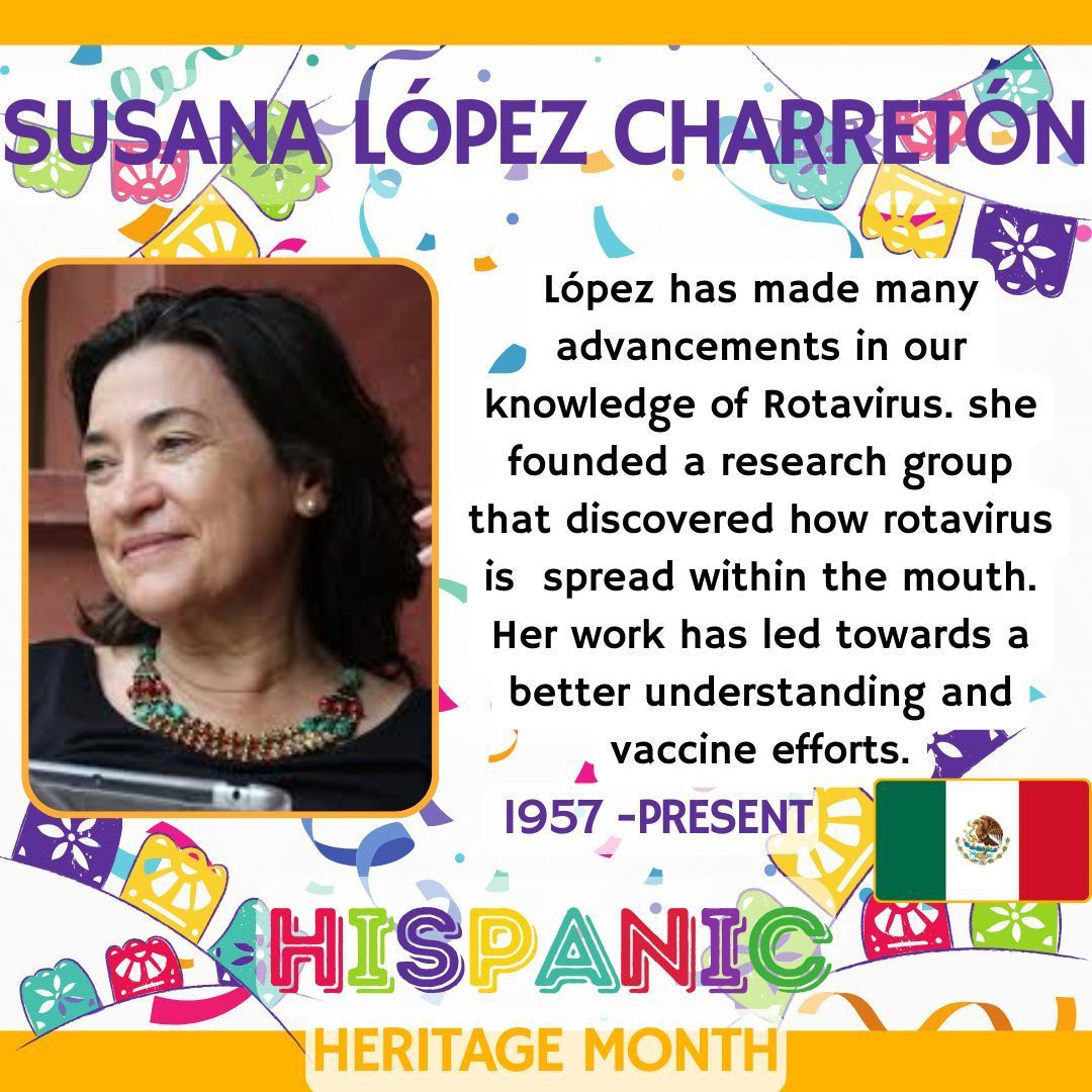 As part of our Hispanic Heritage Month observance, we take a moment to honor the accomplishments of Hispanic STEM professionals. Today, we shine a light on Susana López Charretón. Follow along to expand your knowledge! #HispanicHeritageMonth #InspiringMinds
@bburghsbruins