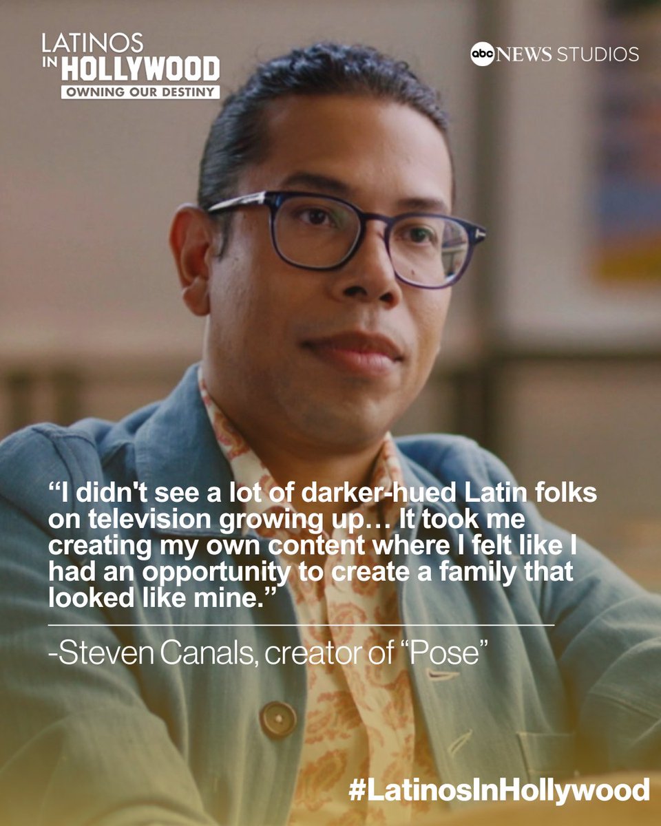 Show-runner and creator @stevencanals advanced diversity on screen with his groundbreaking show @poseonfx bringing authentic BIPoC and queer representation to TV. #LatinosInHollywood