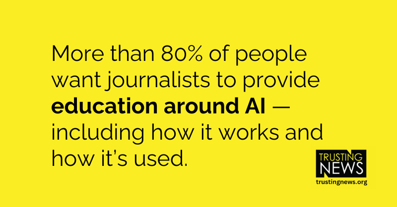 People want journalists to help educate them about AI – like what AI *actually is*, how it *works* and when it's *used*. 

Tips for how you can (including a list of ready-to-share resources). ⬇️ 
mailchi.mp/2a99f2313b47/t…