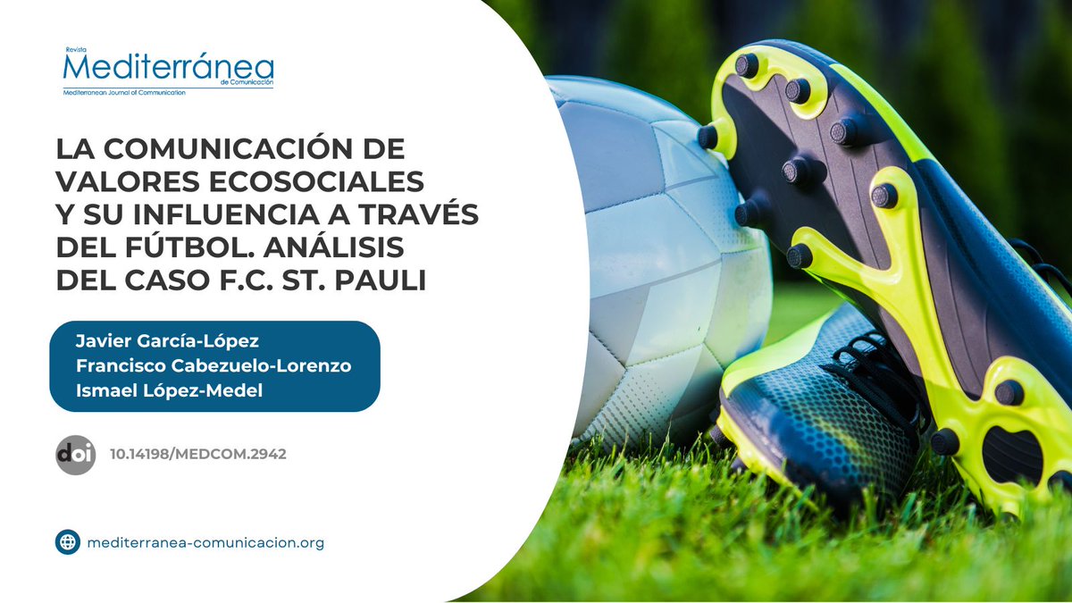 RMComu's tweet photo. ⚽🌱 ¿Fútbol y ecologismo pueden convivir? Descúbrelo en el artículo: "La comunicación de valores ecosociales y su influencia a través del fútbol. Análisis del caso F.C. St. Pauli"

By @cabezuelotweets, @docgarcialopez y @ismaelmedel  

▶️ https://t.co/XlNKn37pEb  

#RMC #fútbol https://t.co/FdbWiB9UKj
