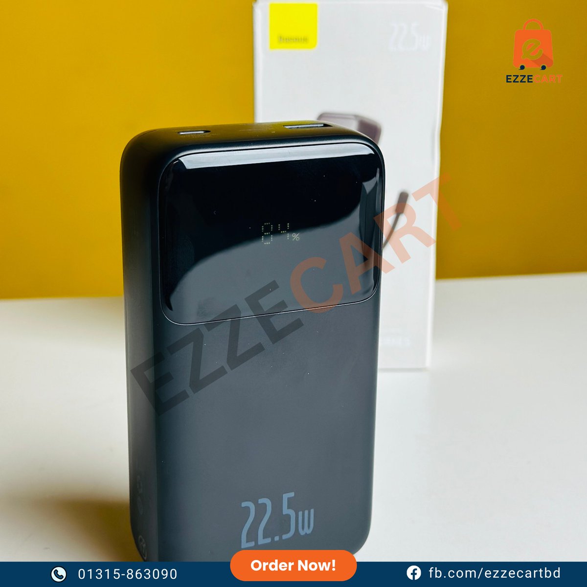 Ezzecartbd's tweet image. সবচেয়ে লেটেস্ট এবং সকল ফিচার্স সমৃদ্ধ Baseus ব্রান্ডের একটি পাওয়ার ব্যাংক
Baseus Comet Series 22.5W 20000mAh Dual Cable Digital Display Power Bank – Black Color
#powerbank #BaseusPowerBank #20000mahpowerbank #ezzecartbd #ezzecartonlineshop