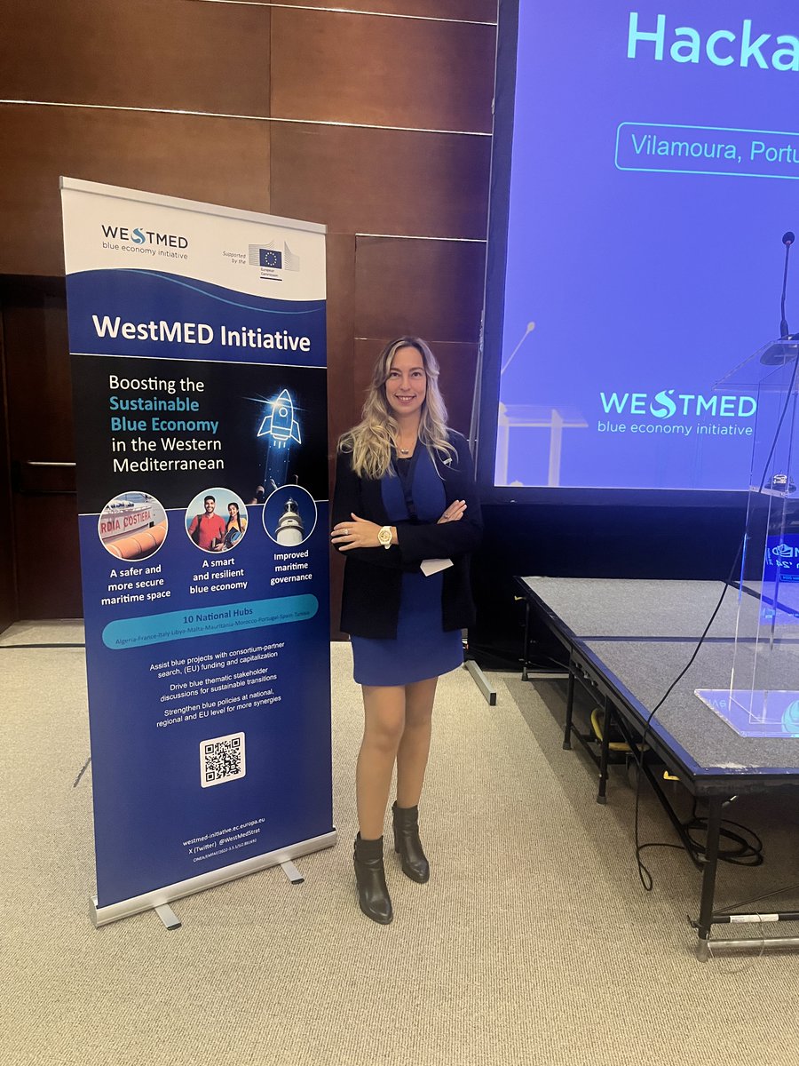 🌊 On October 3rd, the #MedBANProject participated in the #WestMED Hackathon in #Portugal, presenting its main features of catalyst for change by mobilizing #BlueEconomy SMEs through financial support!