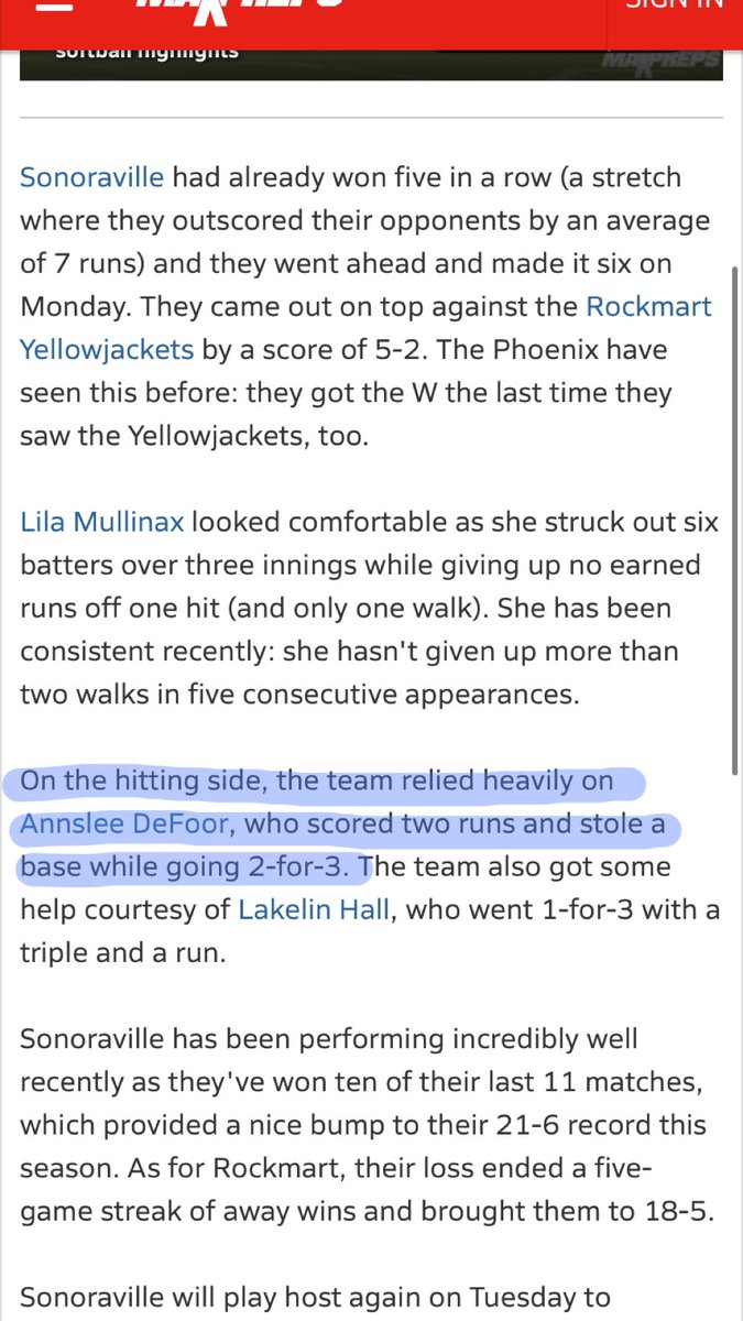 a write up from last nights game! <a href="/MaxPreps/">MaxPreps</a>