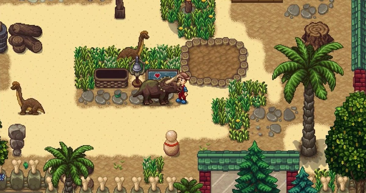 myPotatoGames's tweet photo. Super Zoo Story is finally on Kickstarter! I am sharing one tier, if you want to be considered let me know in any way you like! 😊

Super Zoo Story is a cozy game where decorating and building your very own Zoo is just the beginning of your adventure.

Establish your own Zoo, including paths, decor, themed areas and so much more to create a thriving habitat for your loving animals and dynos alike! 

Whenever you take a break from the busy responsibilities of managing your zoo, you will find yourself out exploring the nearby areas including caves, where - if you are lucky, find new animals to host in your zoo! 

In addition to raising new animals you may even alter dyno DNA to create your very own unique creatures.
Of course there are also plenty of villagers who live in the village nearby. Help them grow, make friends and maybe even find some love?