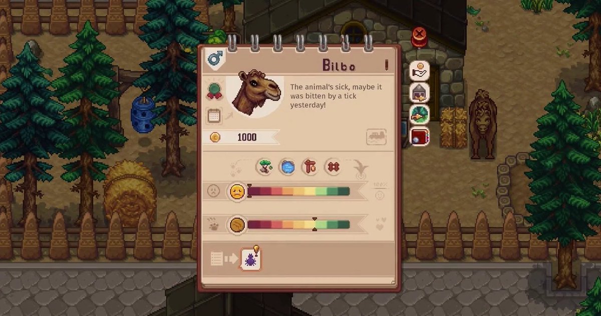 myPotatoGames's tweet photo. Super Zoo Story is finally on Kickstarter! I am sharing one tier, if you want to be considered let me know in any way you like! 😊

Super Zoo Story is a cozy game where decorating and building your very own Zoo is just the beginning of your adventure.

Establish your own Zoo, including paths, decor, themed areas and so much more to create a thriving habitat for your loving animals and dynos alike! 

Whenever you take a break from the busy responsibilities of managing your zoo, you will find yourself out exploring the nearby areas including caves, where - if you are lucky, find new animals to host in your zoo! 

In addition to raising new animals you may even alter dyno DNA to create your very own unique creatures.
Of course there are also plenty of villagers who live in the village nearby. Help them grow, make friends and maybe even find some love?