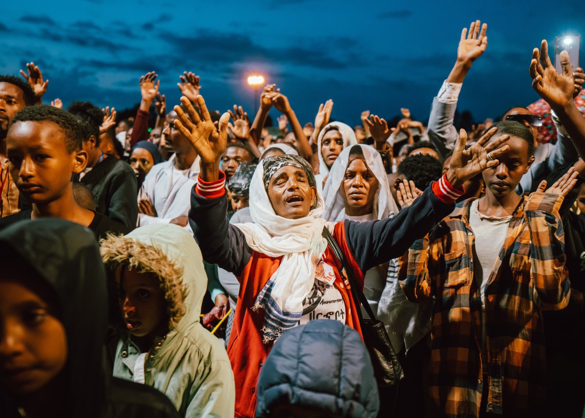 cfaneu's tweet photo. Tonight was our third night in Ethiopia in Dilla and Hawassa, and what a night it was! Saturday is Holy Spirit Night at every CfaN campaign, and the Holy Spirit moved like a mighty wind. Testimonies and photos here:  https://t.co/1j0P1z5Igf https://t.co/ex9yccz15G
