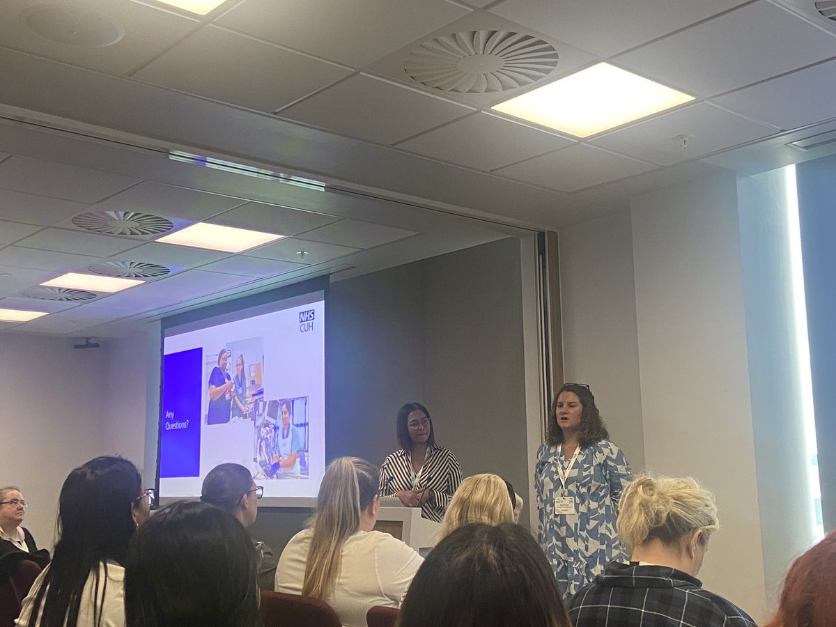 celeforme's tweet photo. Bernadette and Rosie presenting their development programme for our critical care band 6 👏🏻👏🏻👏🏻
@BACCNUK @CUH_CritCare #BACCNconf2024 https://t.co/Dpse7SOmj5