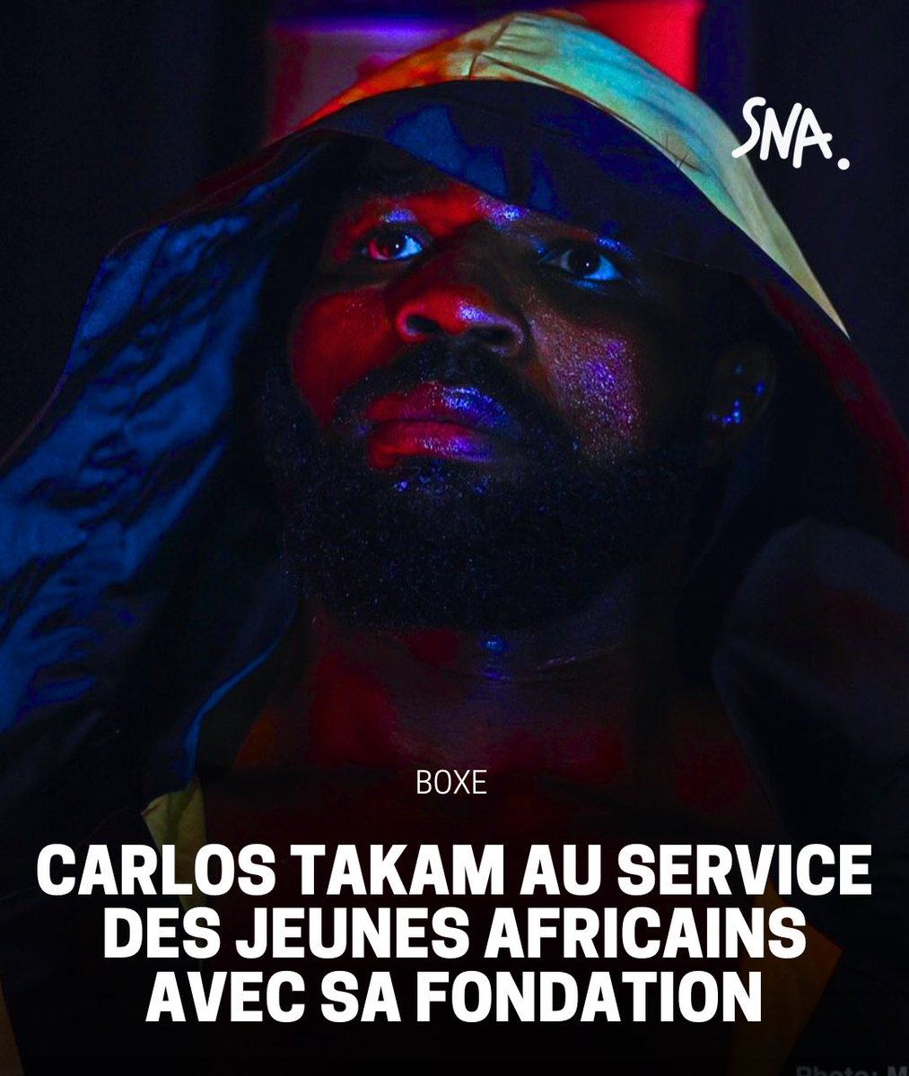 snewsafrica's tweet photo. 🥊🇨🇲 Carlos Takam s'engage désormais pour la bonne cause ! Le boxeur franco-camerounais souhaite offrir aux jeunes Africains un avenir prometteur à travers sa fondation.
🤔Que pensez-vous de son initiative ?
🔗https://t.co/d2spksZ24T
#sna #Takam #Boxe https://t.co/4F1efPz8Ff