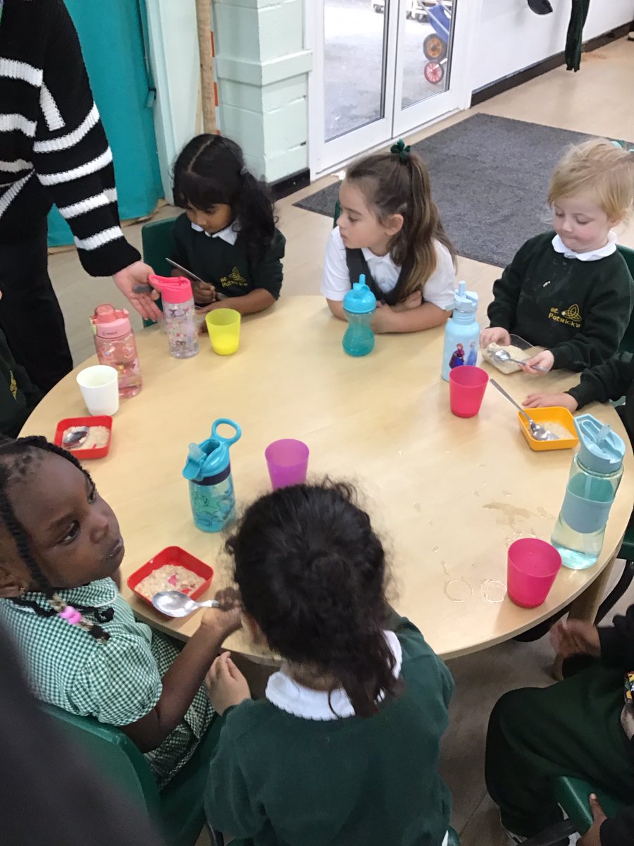We enjoyed making delicious porridge today, Goldilocks would have eaten it all up.<a href="/st_patricks/">St Patricks Primary</a>