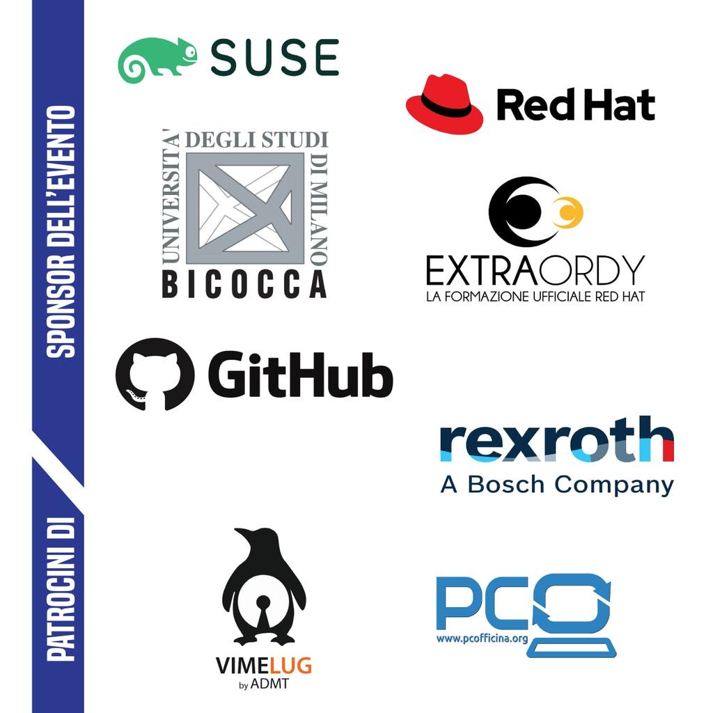 UnixMiB's tweet image. Il 26 ottobre, l'Università di Milano-Bicocca (Edificio U6, 1° piano) ospita il Linux Day. Abbiamo appena rilasciato la scaletta dei talk: dai un’occhiata qui linuxdaymilano.org/schedule.
#LinuxDay #LinuxDayMilano #OpenSource #FreeSoftware #FOSS