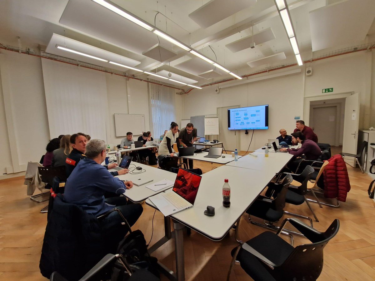 🚀 Day 1 of the <a href="/SYNERGISE_EU/">SYNERGISE</a>  TIWS at <a href="/ETH_en/">ETH Zurich</a> ! 🚀
Technical partners are integrating prototypes to enhance #disaster response through seamless data exchange and interfaces. 

Stay tuned for updates from Day 2!
#crisis #searchrescue #urban #incidentmanagement #disaster