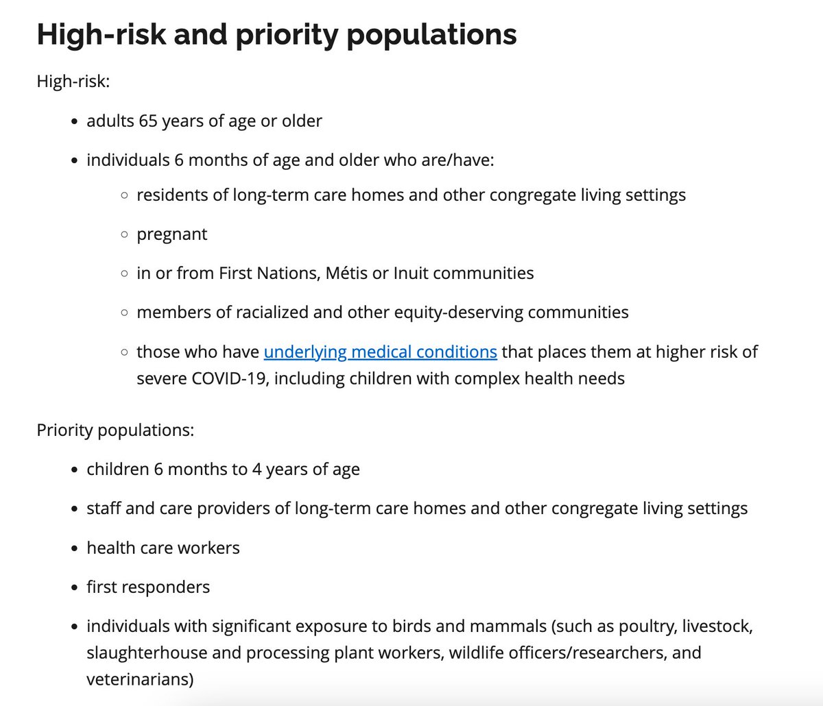 COVID vaccines are available in Ontario for High Risk and Priority populations.

Further information: ontario.ca/vaccine-locati…