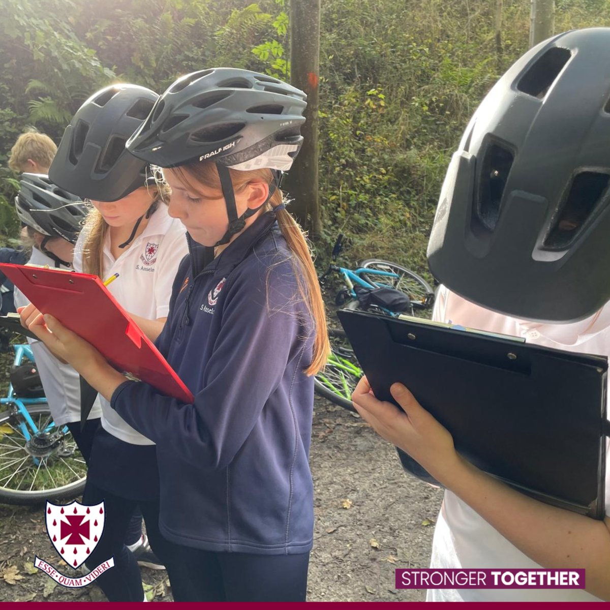 SAnselmsPrep's tweet photo. A fantastic afternoon spent on the Monsal Trail for our Year 6 #Geography field trip🌲!
As part of our local study of the @peakdistrict , pupils cycled between field sketch points, taking in the wonderful landscapes and exploring various examples of Victorian engineering. https://t.co/P5rbsrjvUH