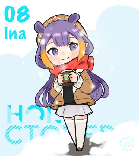 yurie_tt's tweet photo. Day 8 - Winter 🐙
#HOLOctober  
#inART https://t.co/uGXKRkqbrI