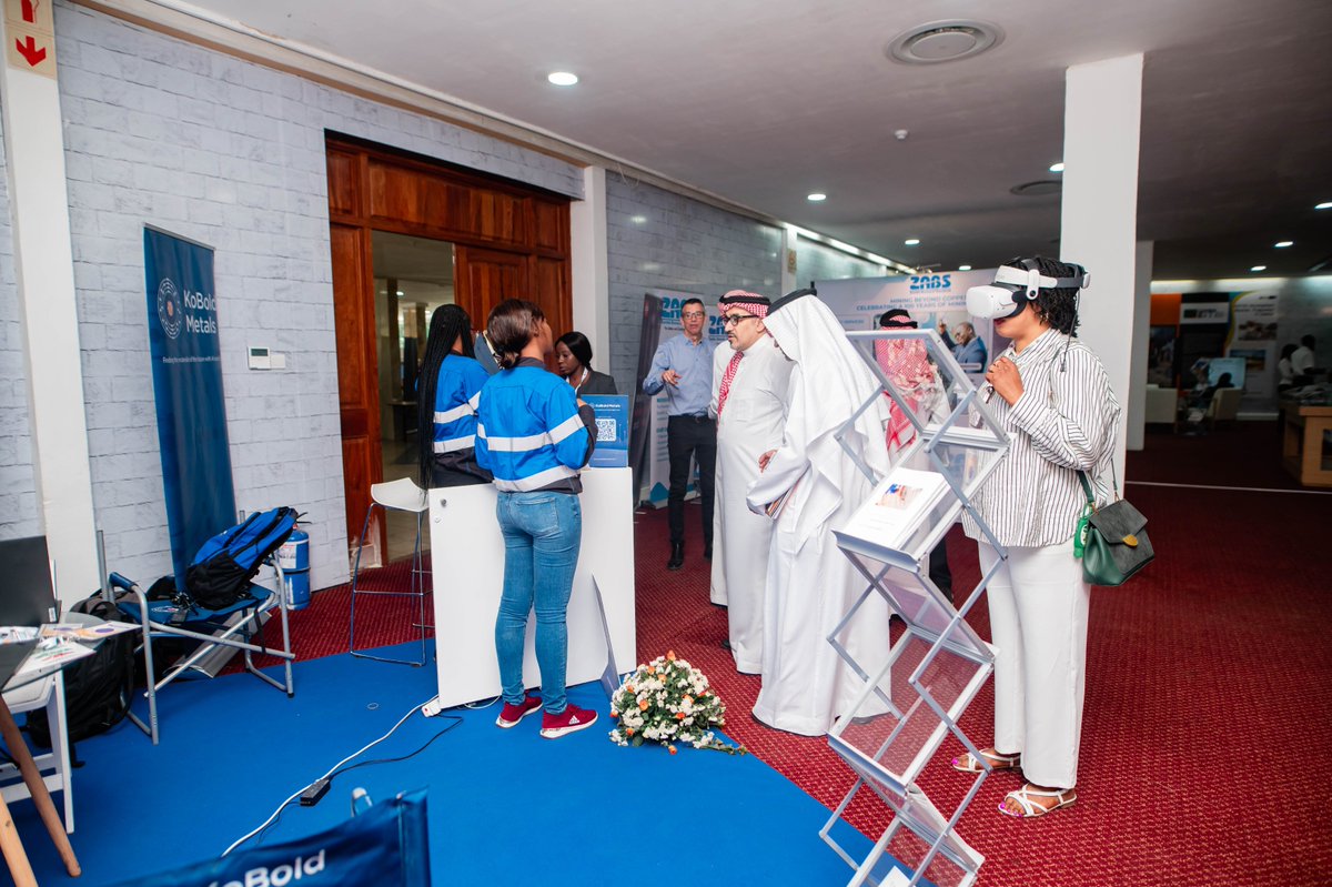 ZAMII2024's tweet photo. The Saudi delegation took time to explore the various exhibition displays, paying close attention to the diverse branding showcased

Their interest highlighted the dynamic and innovative presentations from exhibitors, offering a glimpse into the future of Zambia’s mining sectors https://t.co/qojkNb8quD