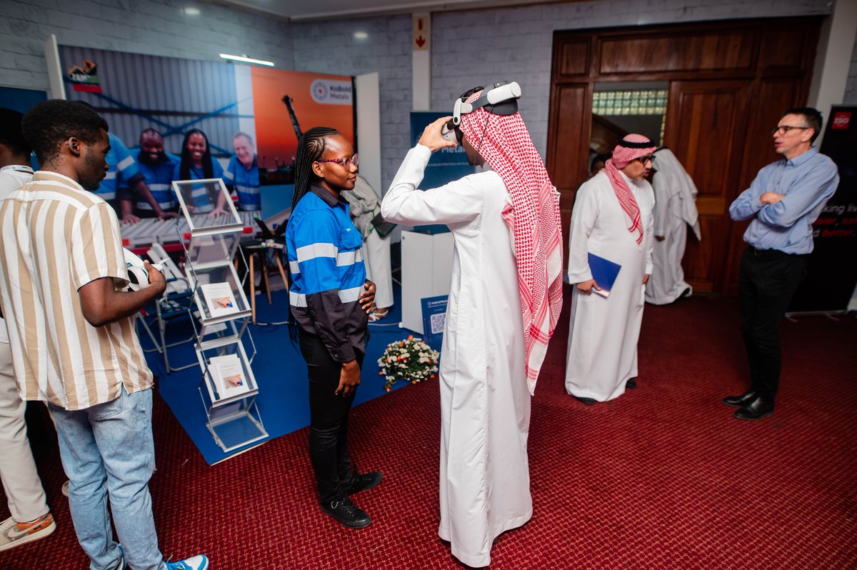 ZAMII2024's tweet photo. The Saudi delegation took time to explore the various exhibition displays, paying close attention to the diverse branding showcased

Their interest highlighted the dynamic and innovative presentations from exhibitors, offering a glimpse into the future of Zambia’s mining sectors https://t.co/qojkNb8quD