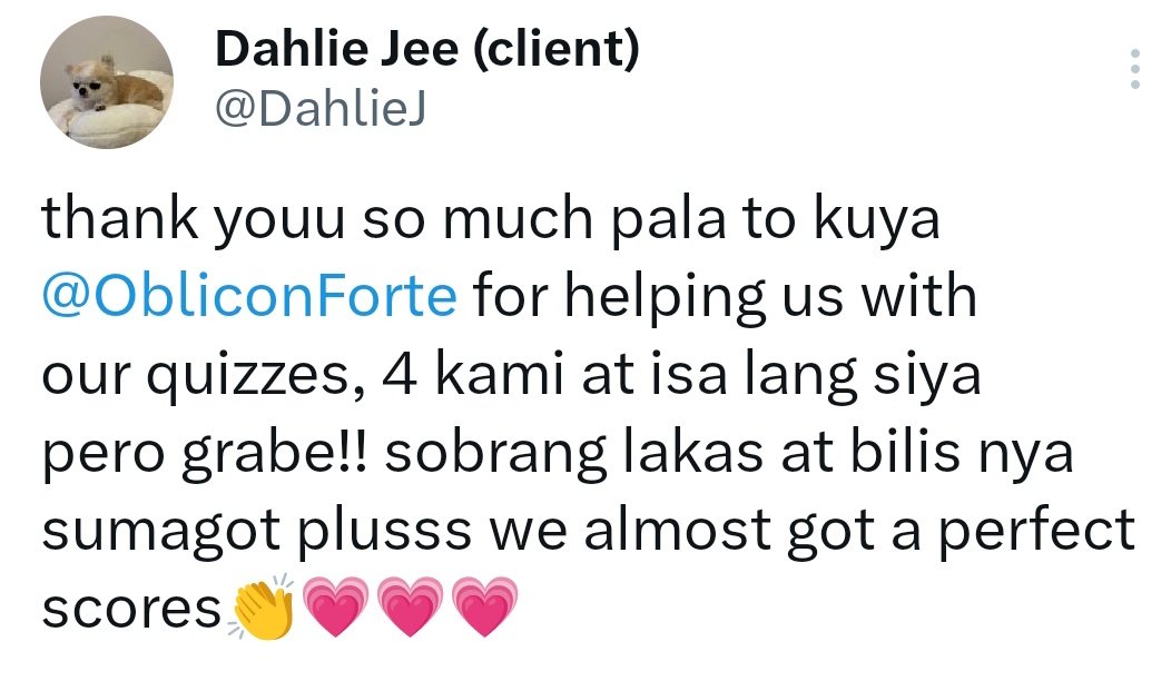 ObliconForte's tweet photo. Thank you! 🧡🧡

Lf clients🍊🍋🍍🍎
Open for QUIZ/EXAM. 

Forte: oblicon / (buslaw) l (coblaw)

Pag oblicon, obliconforte is your commer✨✨✨

Tags: lf commissioner oblicon, acad helper,server 

Facio ut des.🌼🌿

Contact: @obliconforte (telegram) https://t.co/zTQKso2xlB