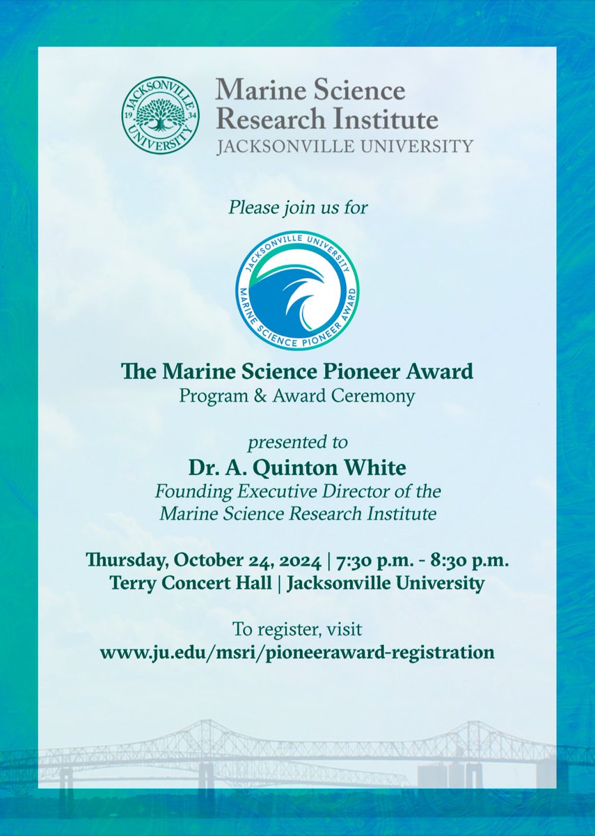 We are pleased to announce this year’s Pioneer Awardee, our very own Dr. Quinton White. Use the link in our bio to register and join us on October 24th at 7:00pm here on campus at Terry Concert Hall. We hope to see you there!