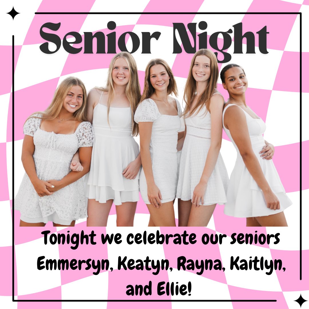 It’s Senior Night tonight along with our Dig Pink Night! Wear your pink and come  watch our seniors take on Standing Bear at 6:30. JV and Reserve start at 5:30! #WeAreBPS