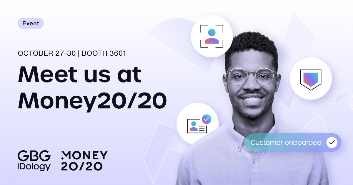 Our team will be at Money 20/20 from October 20-23. Let’s connect and explore new opportunities together, look for us at Booth 3601! 

Meet With Us: idology.com/see-you-at-mon… 

#money2020 #money2020USA