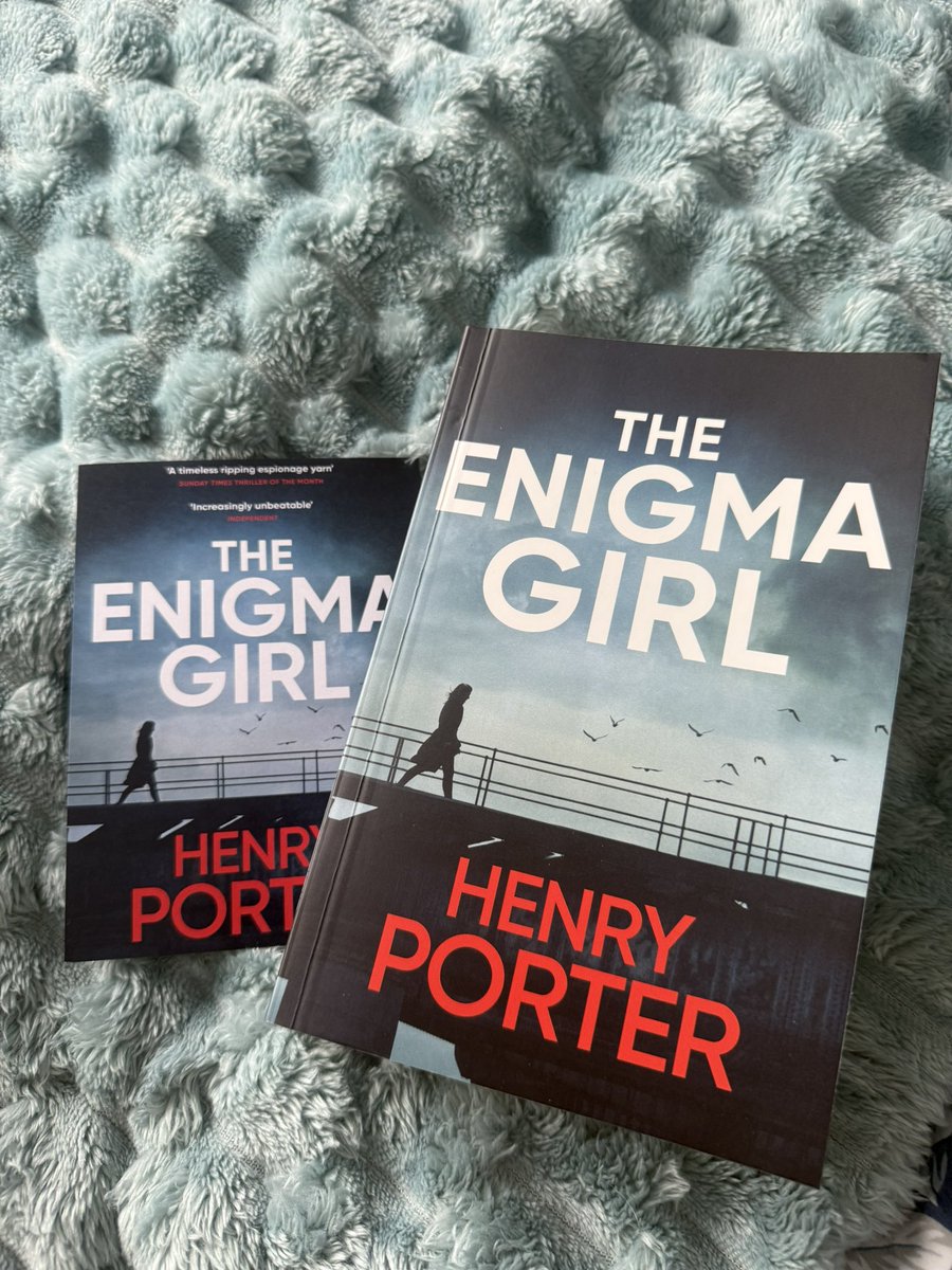 Looking forward to reading The Enigma Girl by Henry Porter for the blog tour next month. If you like a spy thriller then you can pre order a copy of this book due for release on 7th November. Thank you <a href="/QuercusBooks/">Quercus Books</a> <a href="/soph_ransompr/">Sophie Ransom</a> and <a href="/poppydelingpole/">Poppy Delingpole</a> for having me on the blog