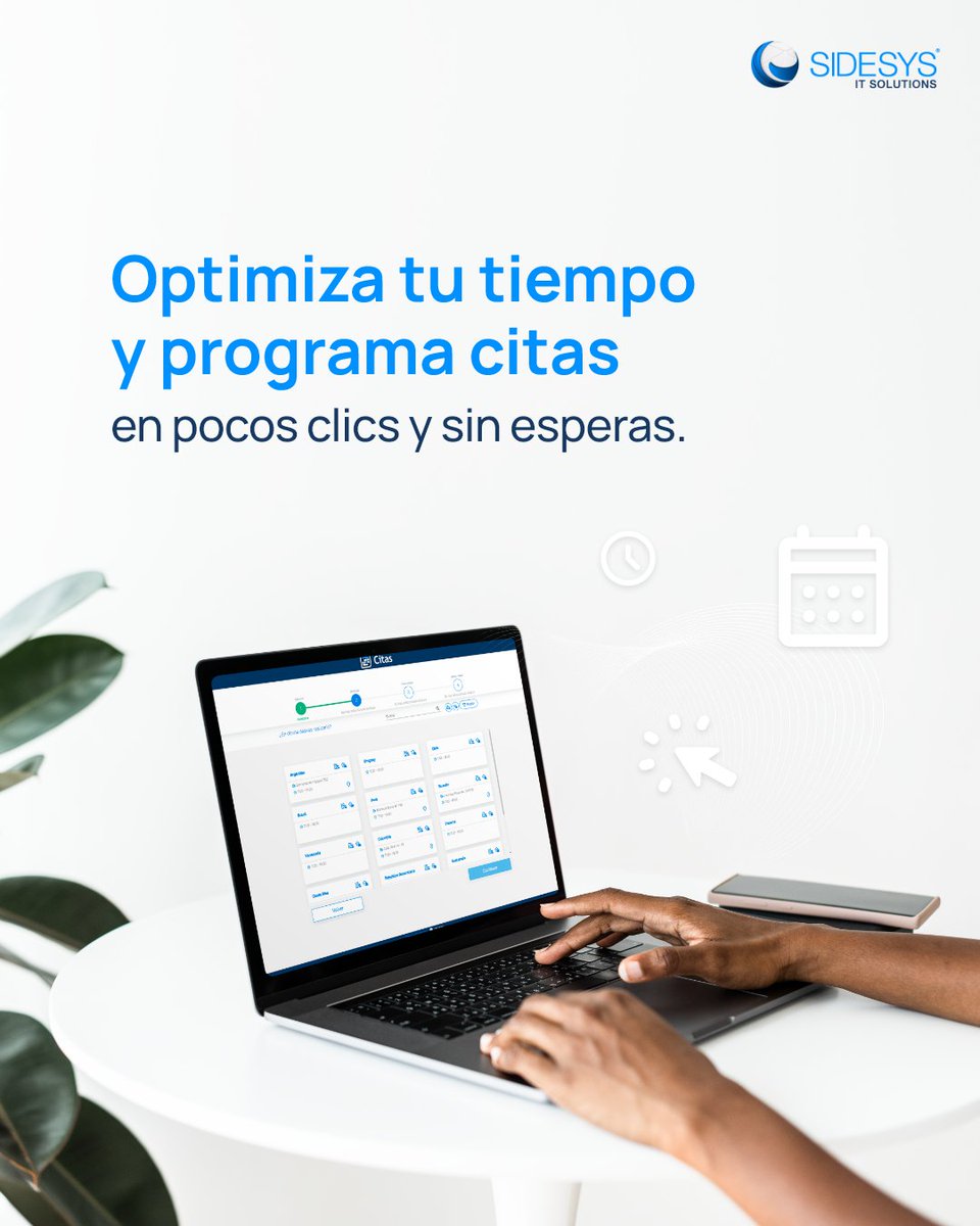 SidesysIT's tweet image. Con e-Flowitas Web tus clientes tienen la posibilidad de obtener una cita de manera ágil y rápido.
 
Podrán agendar su cita para ser atendidos en un canal presencial, con un proceso simple y seguro.
 
Contáctanos para conocer más. 
 
#Sidesys #CitasWeb #OptimizacionProcesos