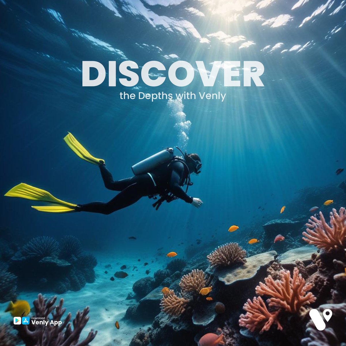 Venlyapp's tweet photo. Explore the unseen realms beneath the waves with Venly, your trusted companion for booking unforgettable diving experiences.

Download venly now!

استكشف عوالم في البحر ما شفتها من قبل مع فنلي، رفيقك الموثوق لحجز تجارب غوص رائعة.

حمّل فنلي الحين! https://t.co/QU1DLy9CQx