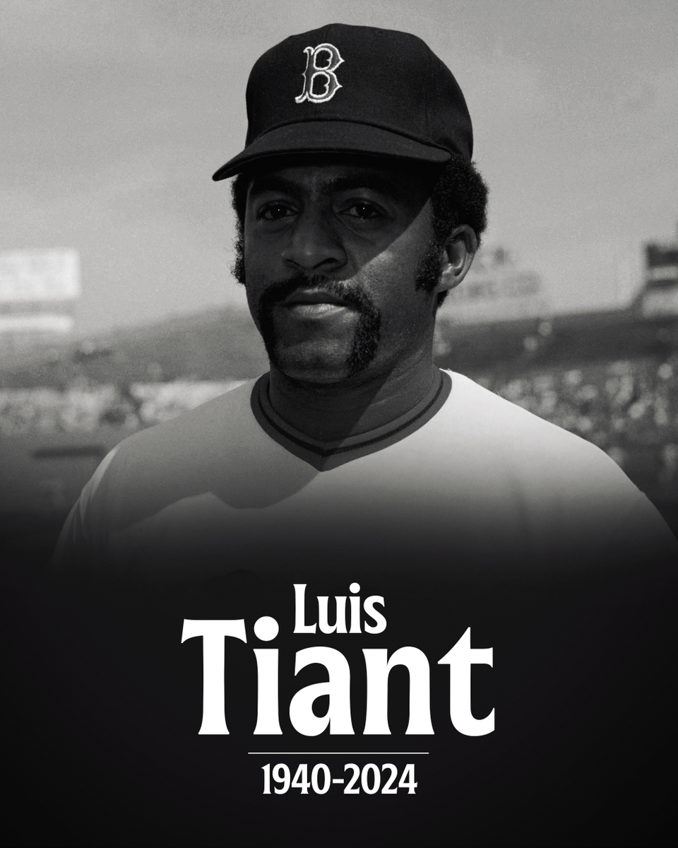 We are deeply saddened to learn of the passing of Luis Tiant. In a Major League career that spanned 19 seasons, "El Tiante" made three All-Star teams and won 20 or more games four times. Tiant won two ERA titles in the American League - one in 1968 for Cleveland, and another in