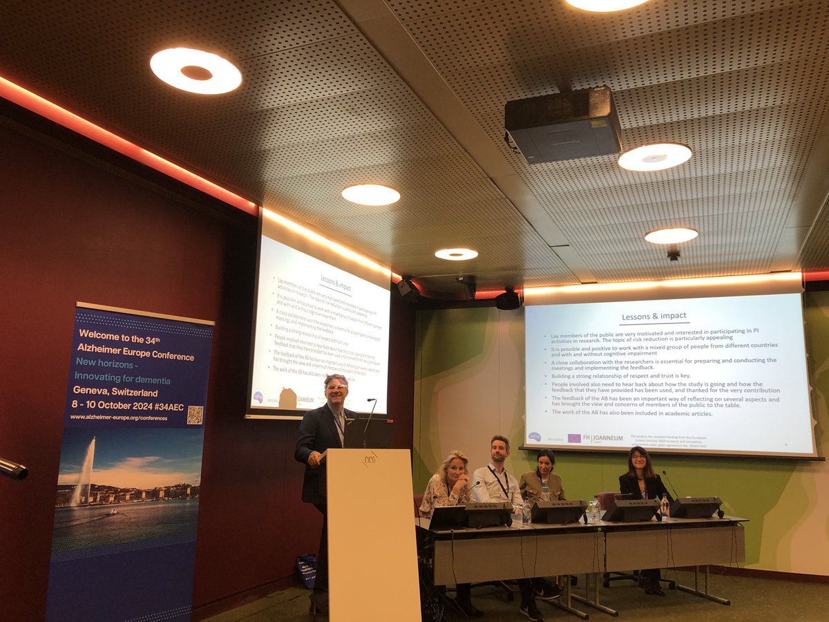 Chris Bintener (@chrisbintener) on Twitter photo A great session on how AI and technology from the #H2020 funded LETHE project support dementia prevention. Thanks to the speakers and attendees for a productive discussion! <a href="/AlzheimerEurope/">Alzheimer Europe</a> #34AEC Conference A great session on how AI and technology from the #H2020 funded LETHE project support dementia prevention. Thanks to the speakers and attendees for a productive discussion! <a href="/AlzheimerEurope/">Alzheimer Europe</a> #34AEC Conference