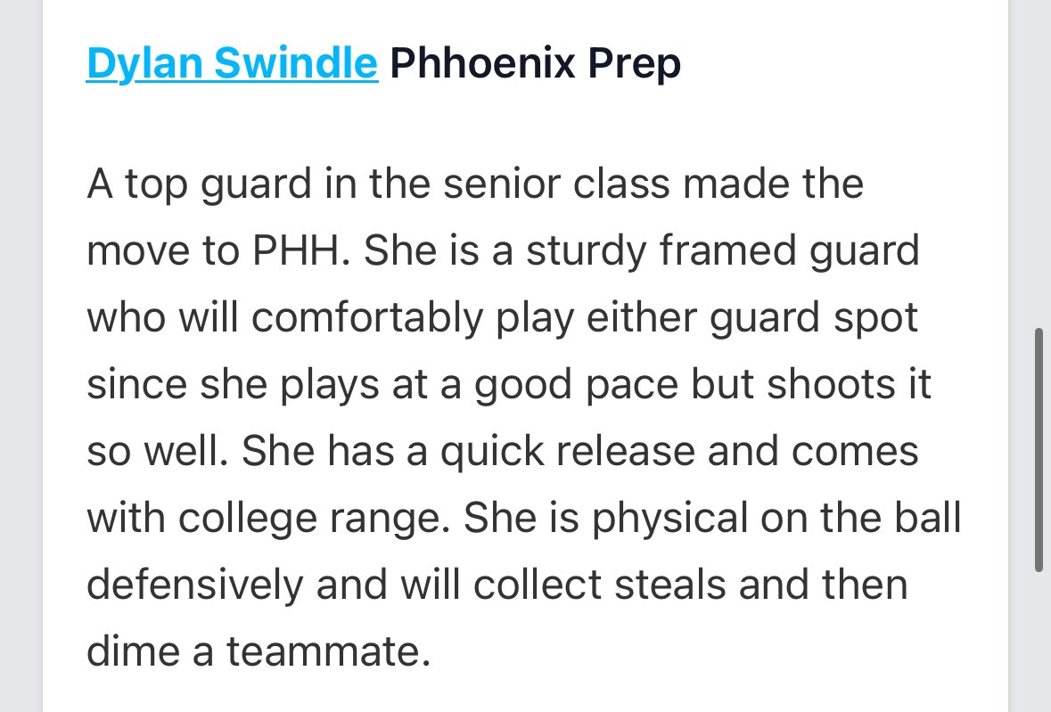 PHH PREP GIRLS BASKETBALL tweet media