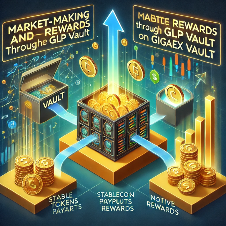 gigaexofficial's tweet photo. By depositing into the GLP Vault, you become a market maker and earn rewards from two platforms simultaneously! Maximize your returns with our unique leveraged market-making strategy, and enjoy stablecoin payouts along with native token rewards. Earn more by doing more! 💰🚀 https://t.co/vOzaSp59RH