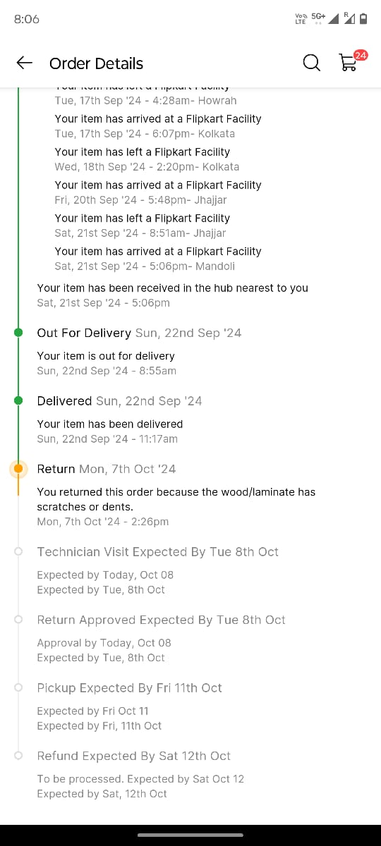 MaangeetMahi's tweet photo. @flipkartsupport what a disgusting service u r providing to ur premium + customers, my issue raised on 24th Sep n u guyz still unable to send visitors,just resolving the unresolved incident n making fake promises, don't resolve the I'd IN24100819364218606071 without my cnfrmation https://t.co/8KTDtxyl5r