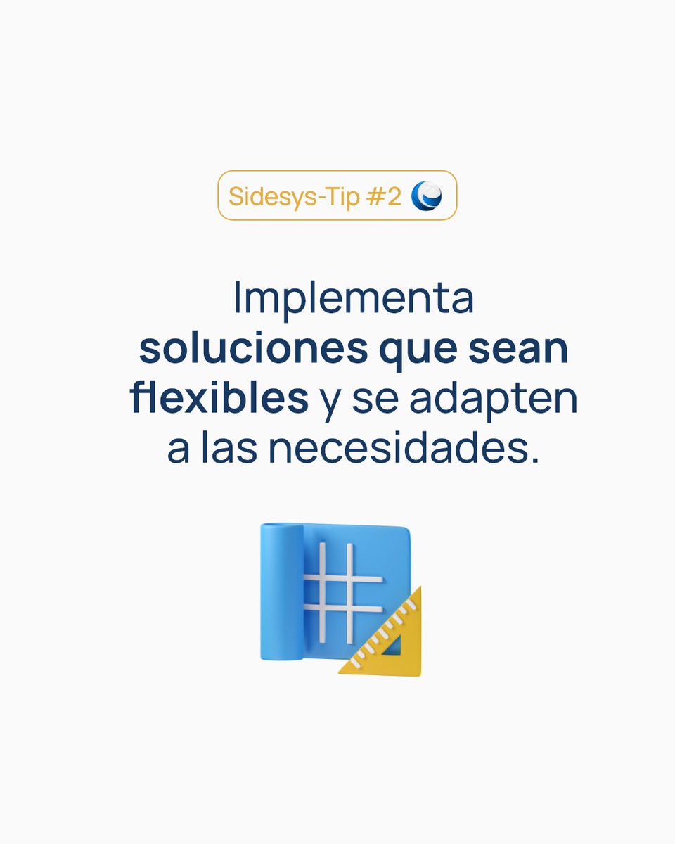 SidesysIT's tweet photo. ¡Hoy es día de un Sidesys-Tip!
 
Diseña experiencias dinámicas 🧩
 
¡Tus clientes lo agradecerán! 🚀
 
#Sidesys #SidesysTip #SolucionesFlexibles https://t.co/30C8PbkH5q