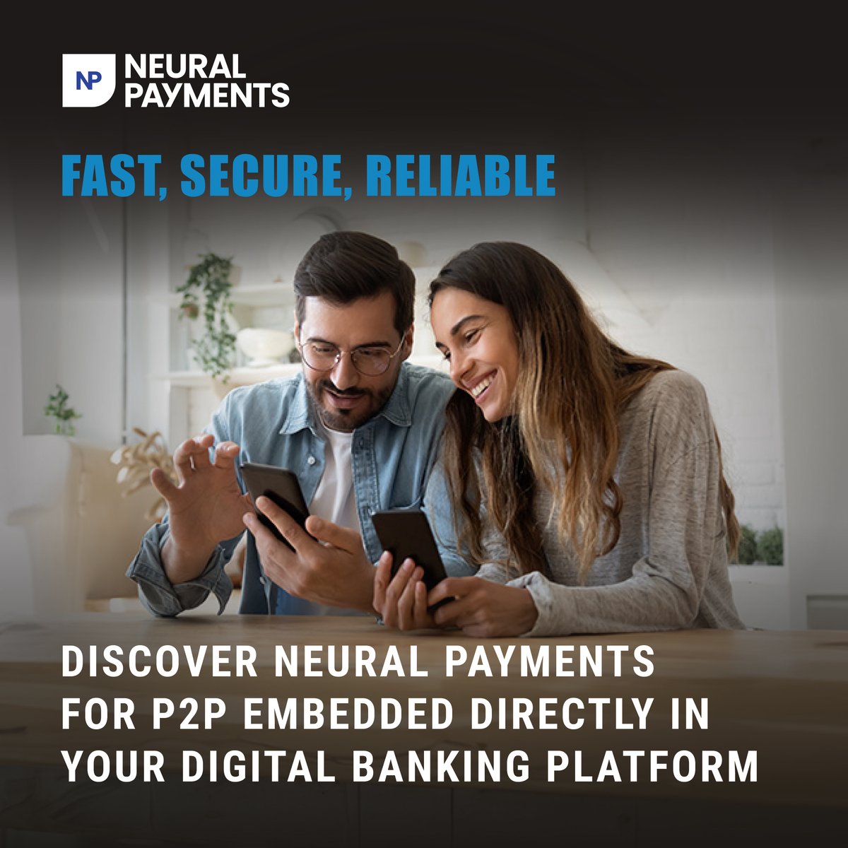 Your consumers are making payments – with or without you. Now is your opportunity to capture and transfom thier transactions. With Neural Payments P2P, financial institutions can make payments easier and more secure for consumers. Learn more!
#fintech #P2P #NeuralPayments