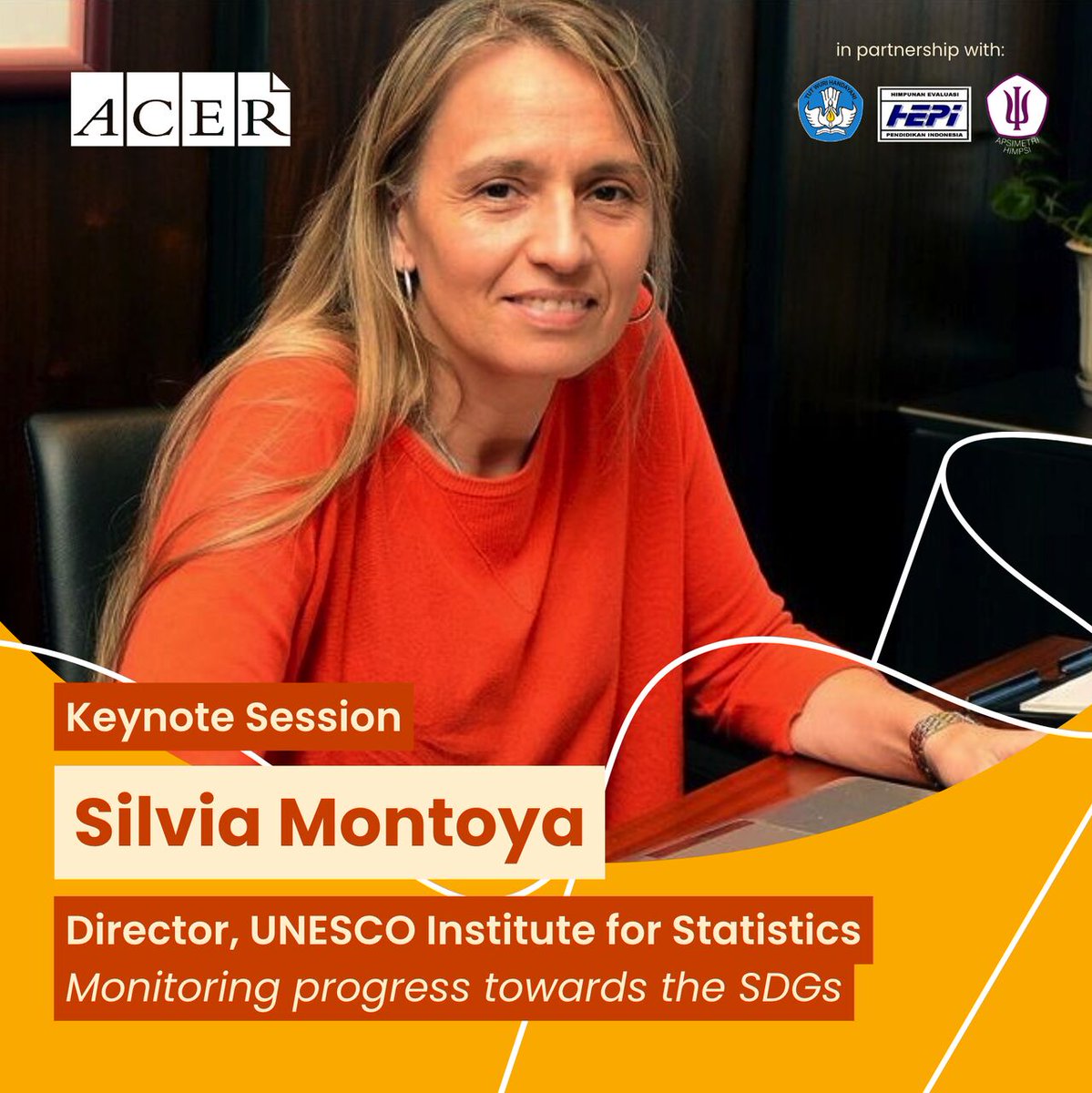 📢 <a href="/UNESCOstat/">UNESCO Institute for Statistics</a> Director, <a href="/montoya_sil/">Silvia Montoya</a>, will deliver a keynote speech on 12 October 2024 at the International Conference on Assessment and Learning #ICAL2024, hosted by <a href="/acereduau/">ACER</a>, on monitoring progress towards the SDGs.
Learn more: acer.org/id/ical/