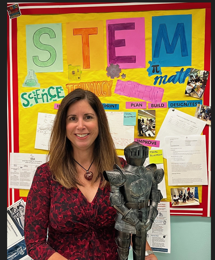 Mrs. Cosio, one of our outstanding science teachers, was recognized with our monthly Silver Knight Spot Success Award for her dedication to our school.  She has recently initiated many new activities. #mast2425
<a href="/SuptDotres/">Jose L. Dotres, Ed.D.</a>
#YourBestChoiceMDCPS