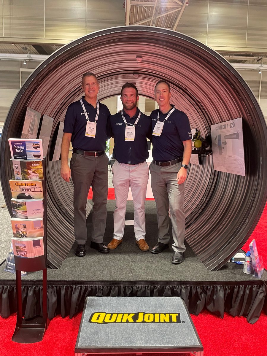 ContechES's tweet image. We&apos;re thrilled to be at WEFTEC this year! Swing by Booth #1553 with U.S. Pipe and @ContechES to join the celebration of U.S. Pipe&apos;s impressive 125th Anniversary. While you&apos;re there, explore the DuroMaxx® SRPE and discover our innovative QuikJoint®. #WEFTEC2024 #PipeSolutions