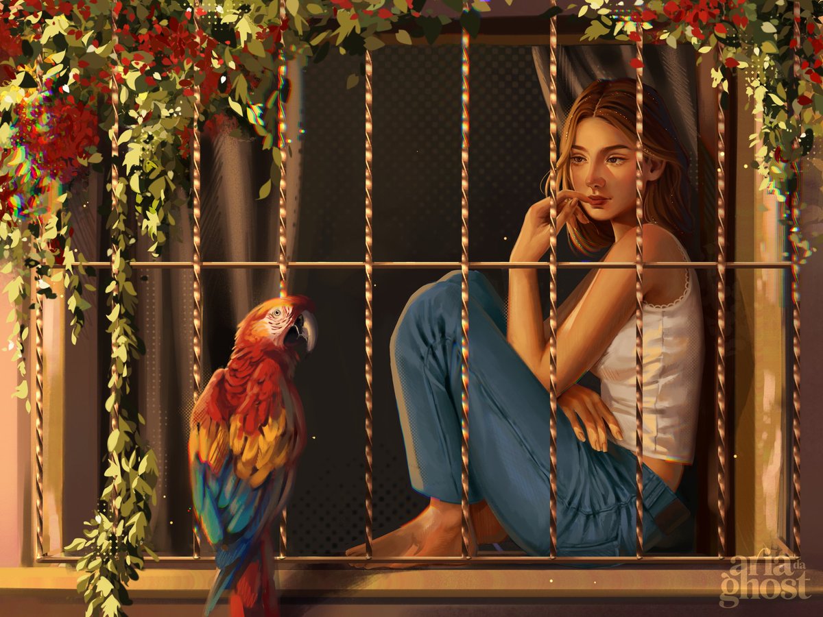 ariadaghost's tweet image. 4pm, warm and golden streets 
#illustration #art