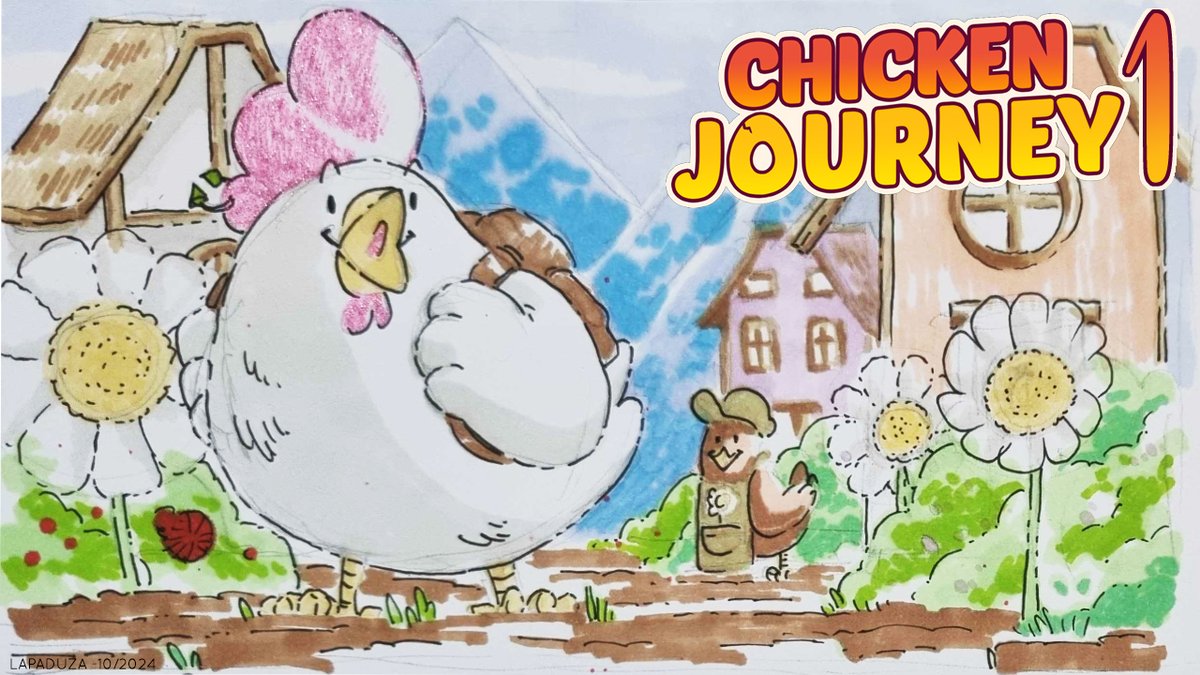 Nous nous transformons en poule dans cette adorable aventure à la recherche de la réponse à "l'oeuf ou la poule ?". C'est un grand voyage qui s'annonce, mais d'abord, un petit coup de main à nos amis villageois !!!

Link: youtu.be/dyWj3SFJSj4
#chickenjourney #illustration