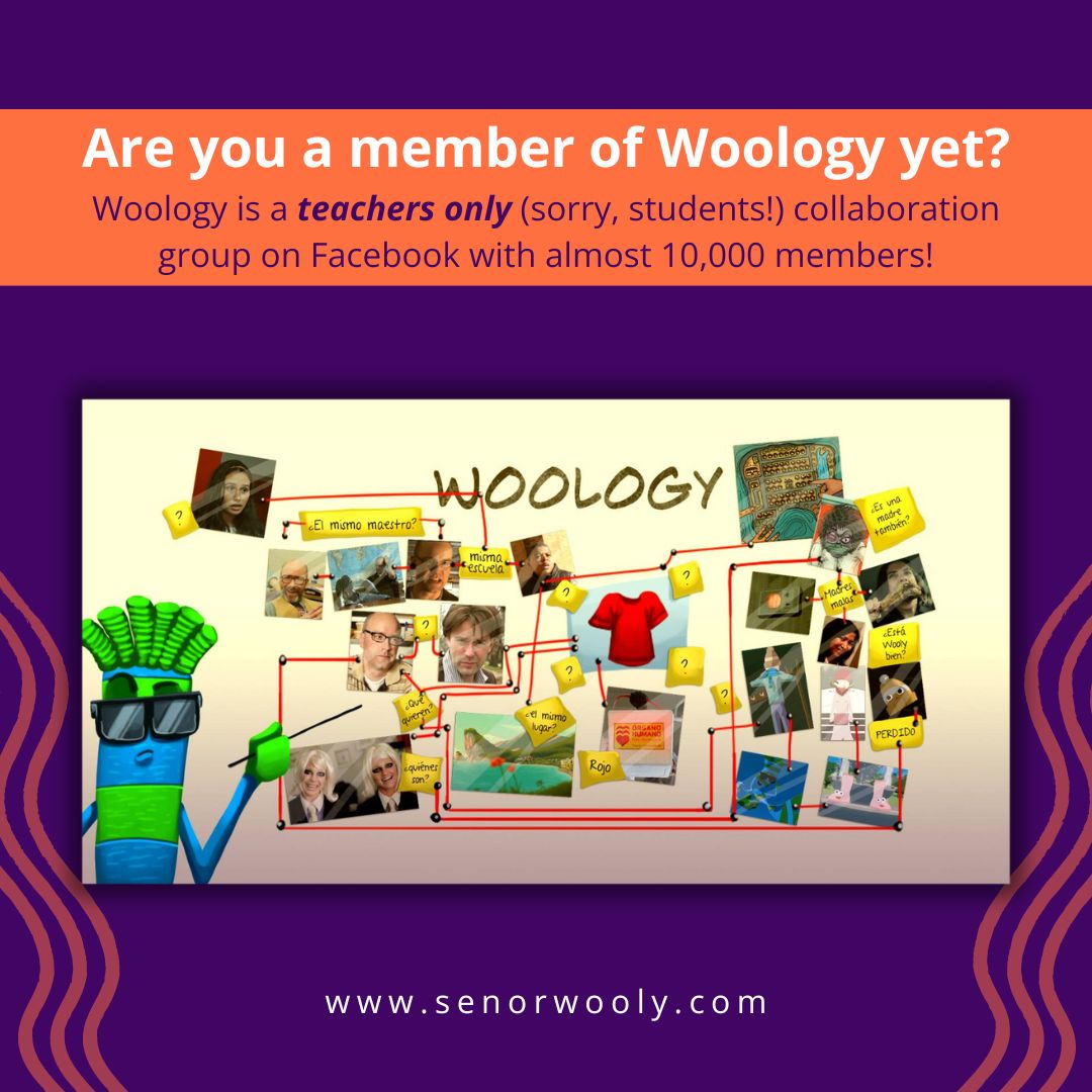 Make sure to join our teacher collaboration group on FB called Woology! When you request to join, answer the membership questions and you'll be approved for the group! tinyurl.com/woologyfb