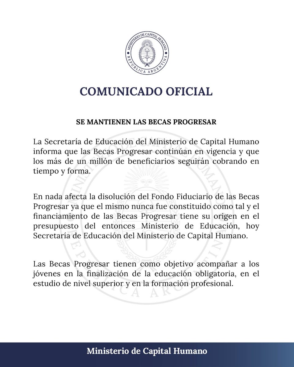 Ministerio de Capital Humano (@mincaphum_ar) on Twitter photo 