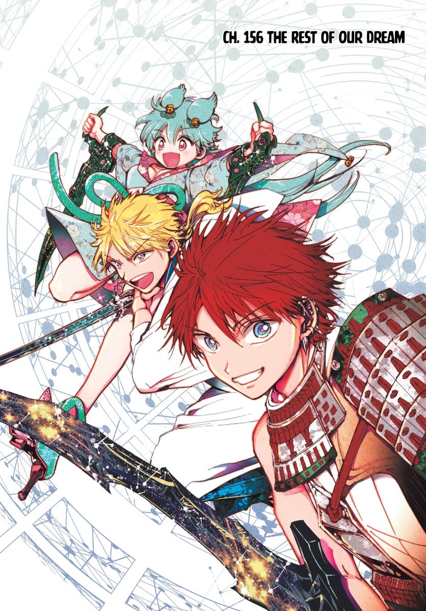 Orient_ct's tweet photo. ORIENT final chapter illustration by Shinobu Ohtaka https://t.co/icr9dT55ZZ