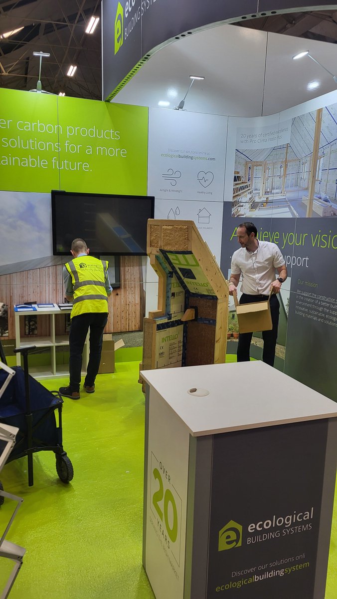 It's all go here at the #RDS Arena in Dublin for the #Architecture &amp; #Building Expo!
Busy setting up our stand where we'll be very excited to launch two new #sustainable #insulation products. If you're attending the show, visit us at Stand D12. Hope to see you here!
<a href="/archexpo/">Architecture & Building Expo</a>