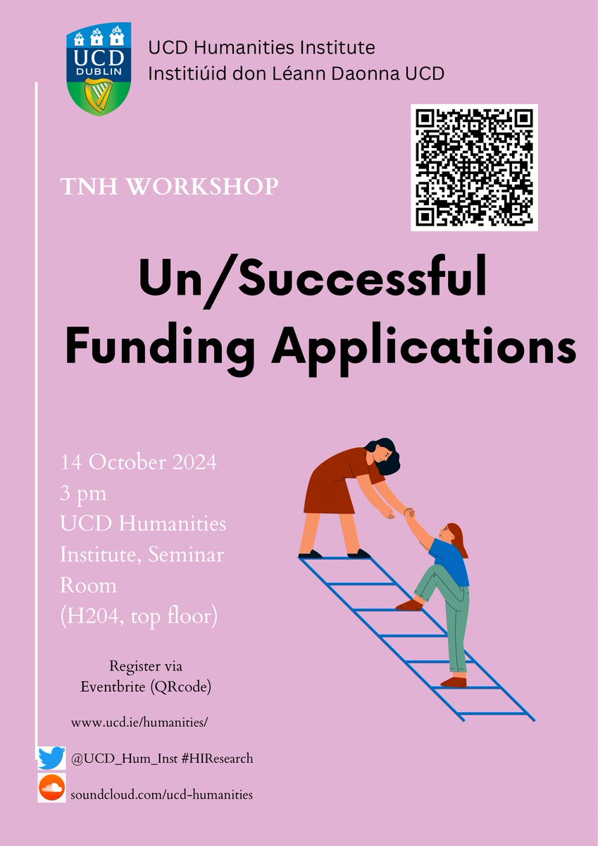 UCD Research Culture Initiative (@reculture_ucd) on Twitter photo Terrific event coming up <a href="/UCD_Hum_Inst/">UCD Humanities Institute</a> on 14 Oct @3pm <a href="/ucddublin/">University College Dublin</a> about learning from all outcomes of funding proposals. Don't miss! Terrific event coming up <a href="/UCD_Hum_Inst/">UCD Humanities Institute</a> on 14 Oct @3pm <a href="/ucddublin/">University College Dublin</a> about learning from all outcomes of funding proposals. Don't miss!