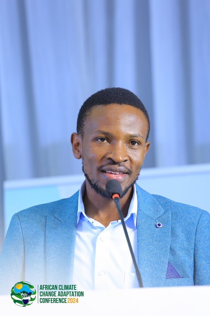 agape_earth's tweet photo. Closing remarks from the Executive Director of Agape Earth Coalition Mr. Isaac Ssentumbwe. 

@IBoggere 

#ACCAC2024 
#AdaptationInFocus https://t.co/fKWk78oc8N