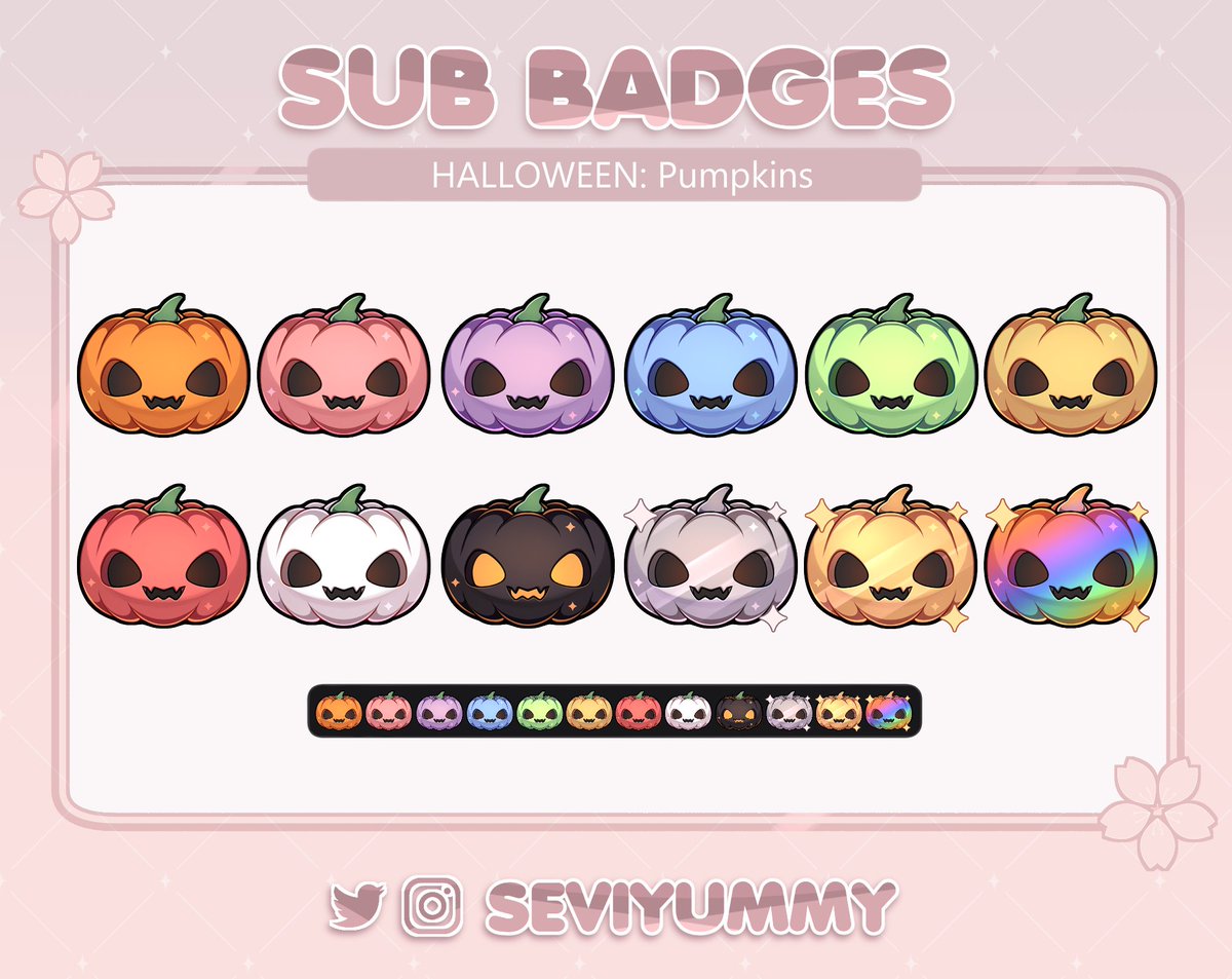 SeviYummy's tweet image. 🎃 Halloween assets for your Twitch or Discord! 🎃

You can get them here:
etsy.com/shop/SeviYummy
ko-fi.com/seviyummy/shop

#halloween #streaming #twitch