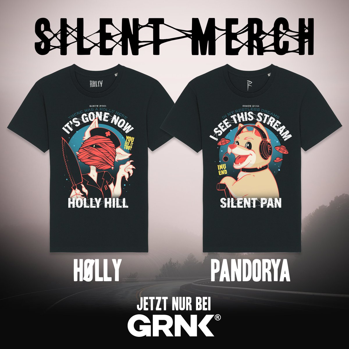 in your restless dreams..we see that merch. 🌫️ 

#silentmerch #SilentHill2Remake 

grnk.shop/collections/t-…