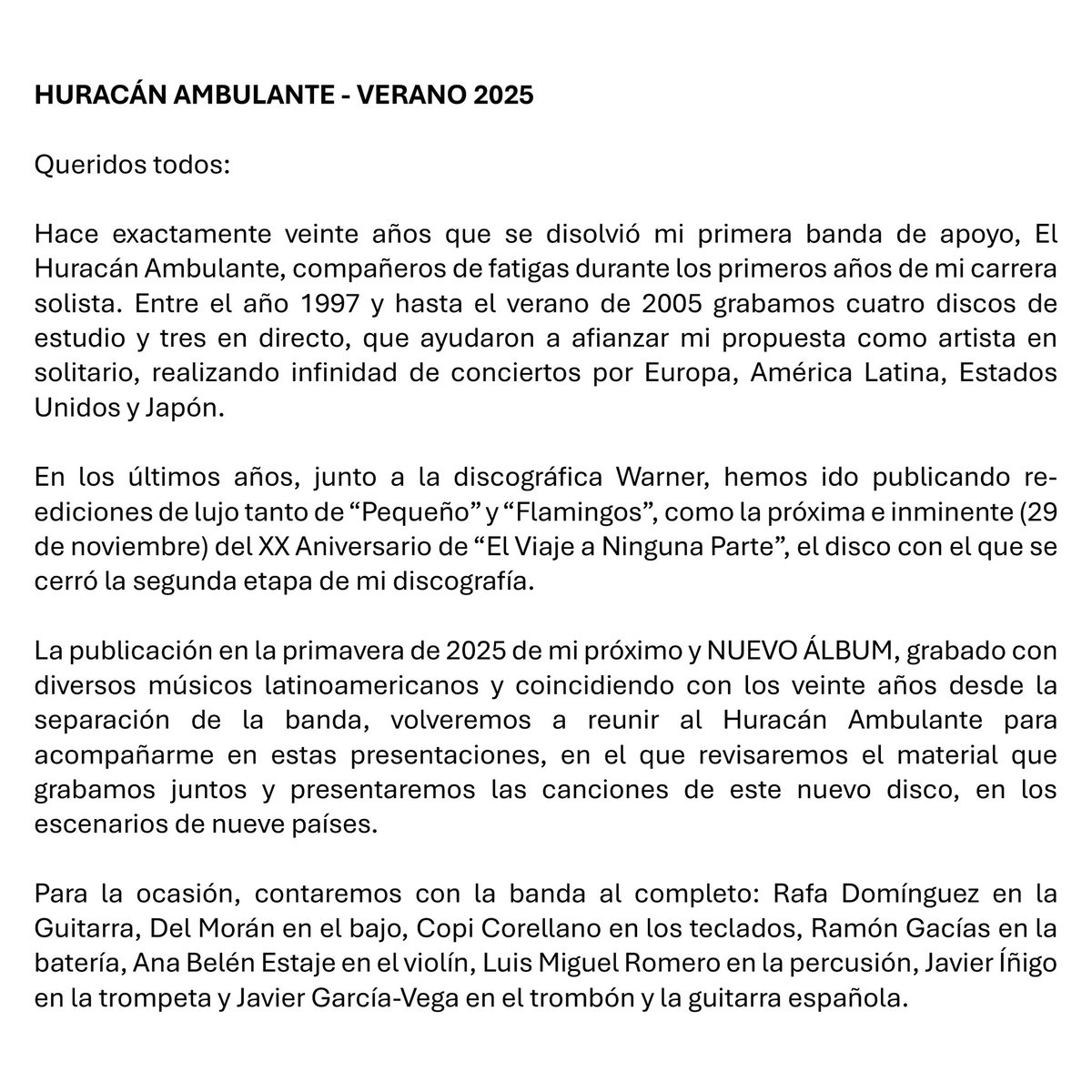 Enrique Bunbury tweet media