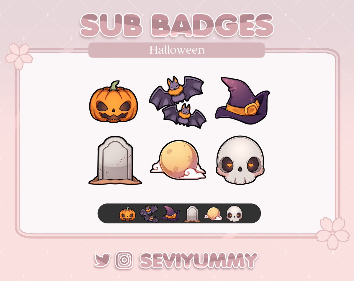 SeviYummy's tweet image. 🎃 Halloween assets for your Twitch or Discord! 🎃

You can get them here:
etsy.com/shop/SeviYummy
ko-fi.com/seviyummy/shop

#halloween #streaming #twitch