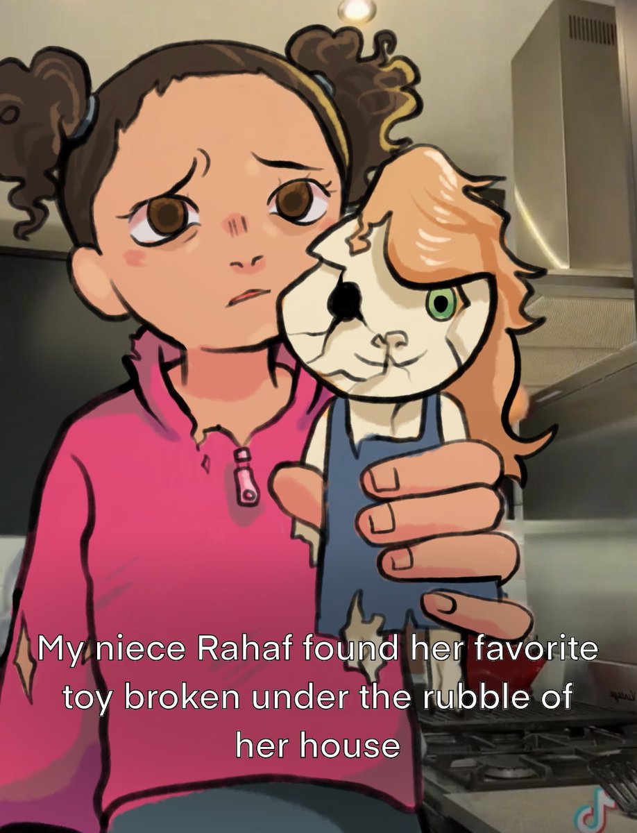 BasharInshasi's tweet photo. This is the second time I've used this to teach you something more important.
My niece lost all her toys in her demolished house and found her favorite toy neglected.
And here I don’t mean the toy only, but her whole life!
Help her get her life back
https://t.co/MFsV9JylC9 https://t.co/yqWHtJyLH9